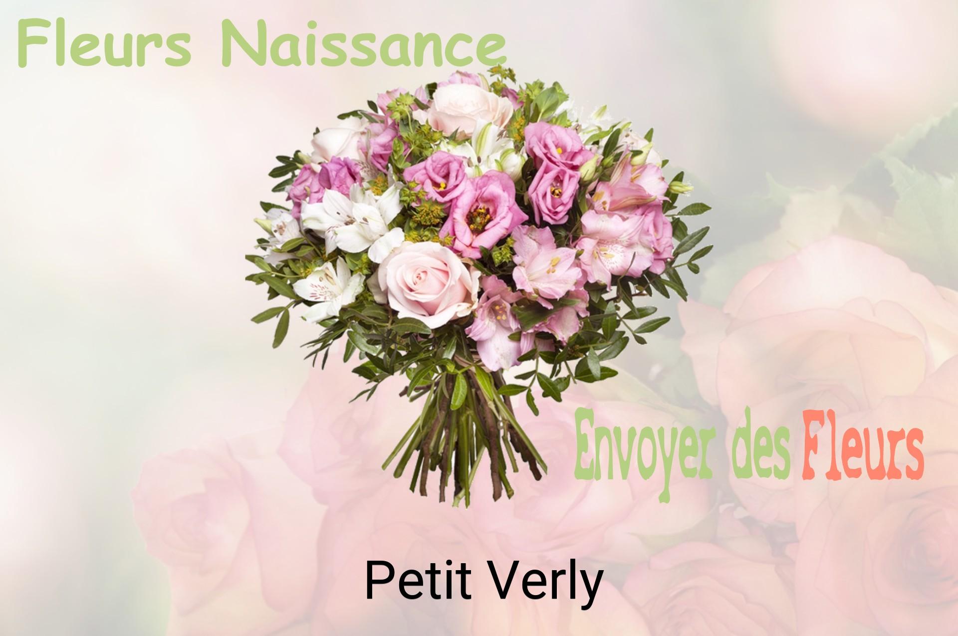 Bouquet de fleurs de naissance livré à Petit-Verly
